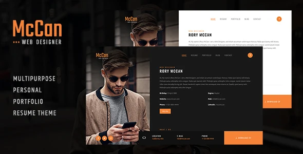 McCan – Portfolio WordPress Theme