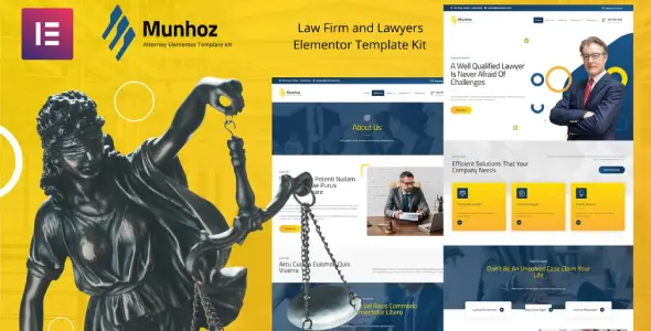 Munhoz – Law Firm & Attorneys Elementor Template Kit
